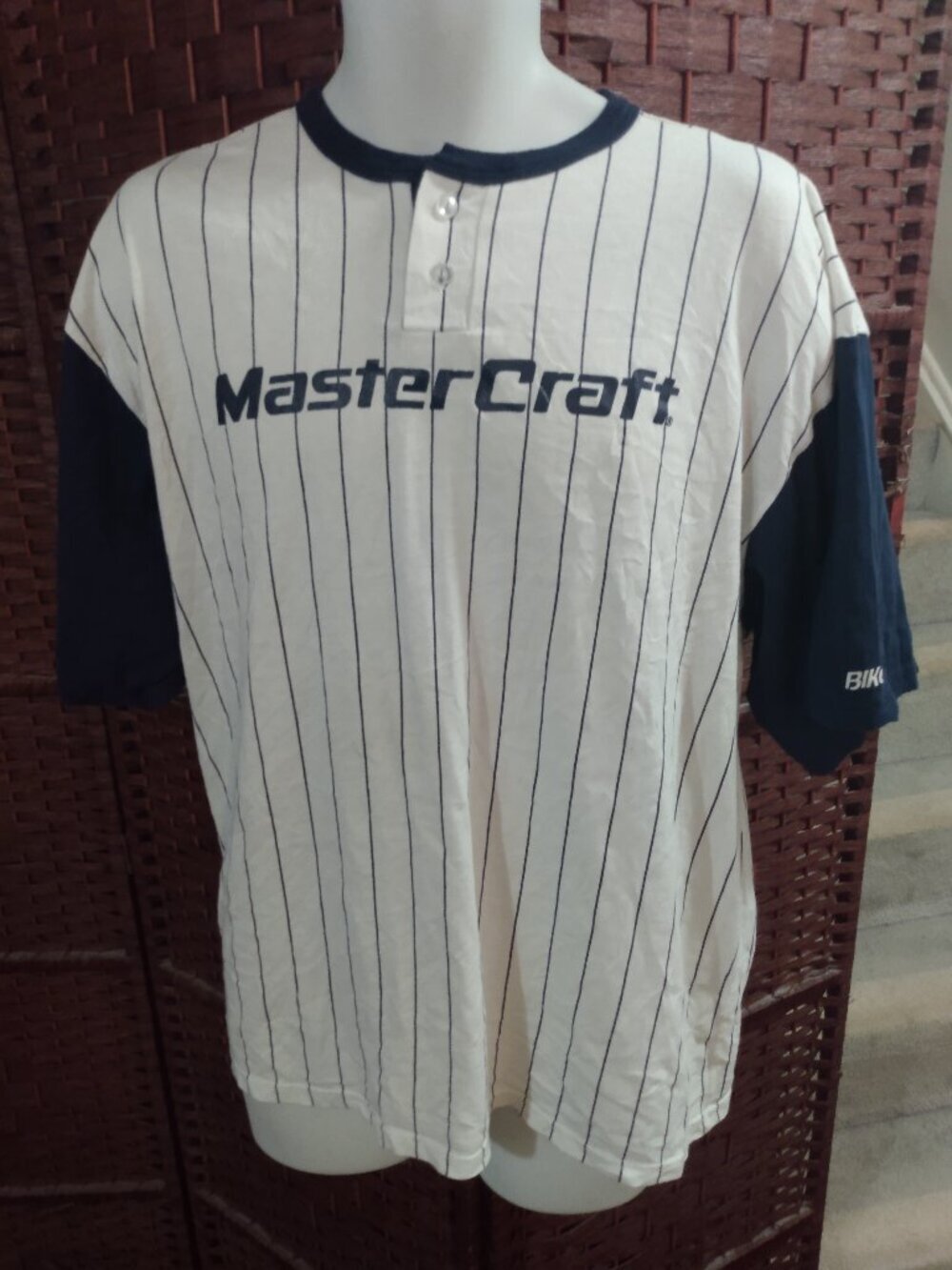 Vintage MasterCraft Boats Baseball Jersey Shirt Adult XL 80s 90s Boating